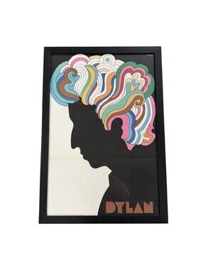 BOB‎ DYLAN POSTER BY MILTON GLASER 1967 ORIGINAL ART PRINT RARE